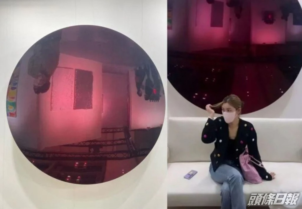 有網民發現李多寅在同一展場內拍照,明顯是拍拖睇展覽。